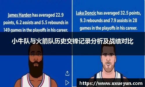 小牛队与火箭队历史交锋记录分析及战绩对比